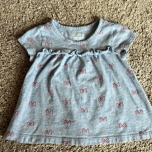 GAP Shirts & Tops Gap Disney Toddler Girl Minnie Mouse Top With